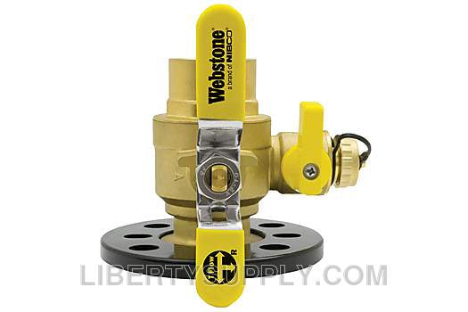 Webstone SWT-X141-RF 1-1/2" x 1-1/2" SWT x Rotating Flange Isolator w/Drain H-51416HV-RF375