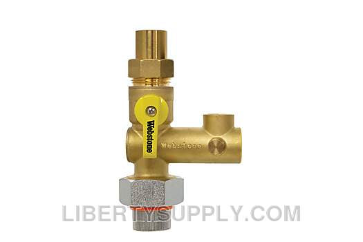 Webstone 3/4" Pro-Pal Dielectric Water Heater Supply Valve H-51663W