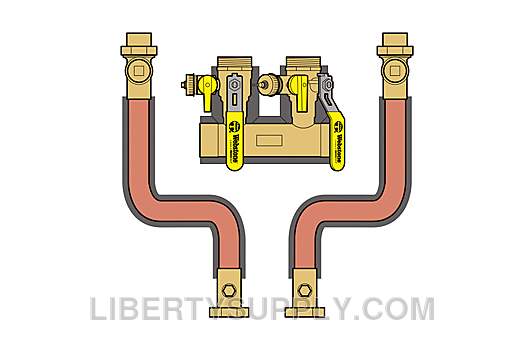 Webstone 1-1/4" x 1" SWT Heat Only Complete Near Boiler Kit H-5CC4-NBHK