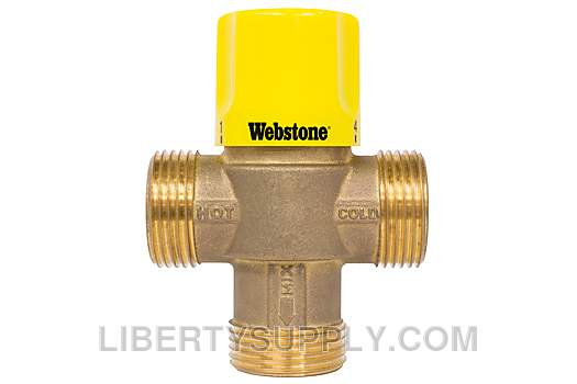 Webstone 1" G Thread Thermostatic Mixing Valve H-70000W-CAN