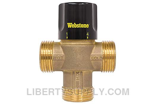 Webstone 1" G Thread Thermostatic Mixing Valve H-70070W