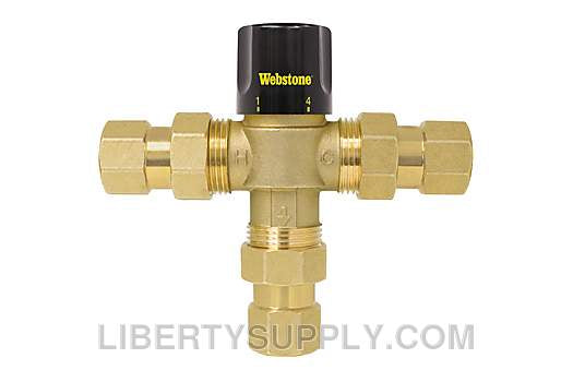 Webstone 3/4" FIP Thermostatic Mixing Valve H-72273W