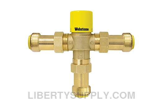 Webstone 1/2" Push Thermostatic Mixing Valve H-76202W-CAN