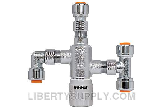 Webstone 1/4" Push Thermostatic Mixing Valve H-77610W