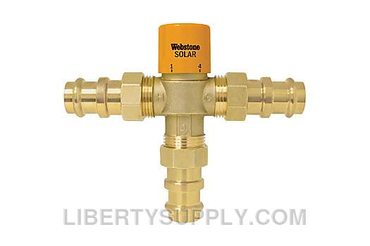 Webstone 1/2" Press Thermostatic Mixing Valve H-78262W