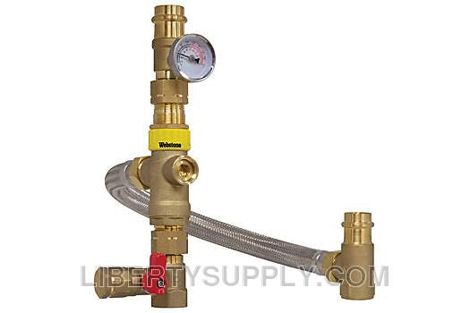 Webstone 3/4" Press x FIP Water Heater Tempering Valve H-78323W