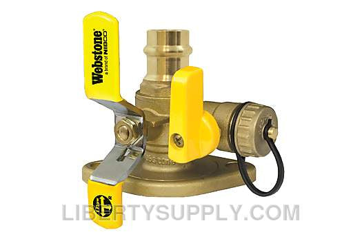 Webstone PRS-X141W 1-1/4" x 1-1/4" Press x Rotating Flange Isolator w/Drain H-81415WHV