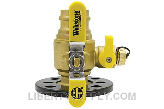 Webstone PRS-X141-RF 1-1/2" x 1-1/2" Press x Rotating Flange Isolator w/Drain H-81416HV-RF375