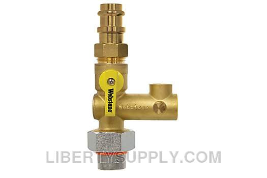 Webstone 3/4" Pro-Pal Dielectric Water Heater Supply Valve H-81663W