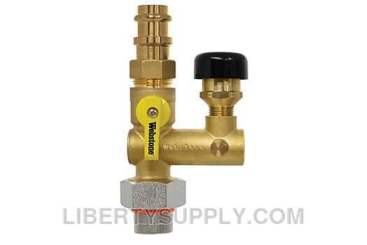 Webstone 3/4" Pro-Pal Dielectric Water Heater Supply Valve H-81663W-VR