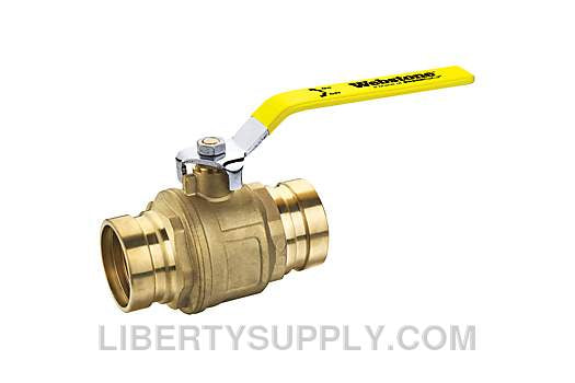 Webstone PRS-8170 3" x 3" Press Brass Ball Valve H-81709W