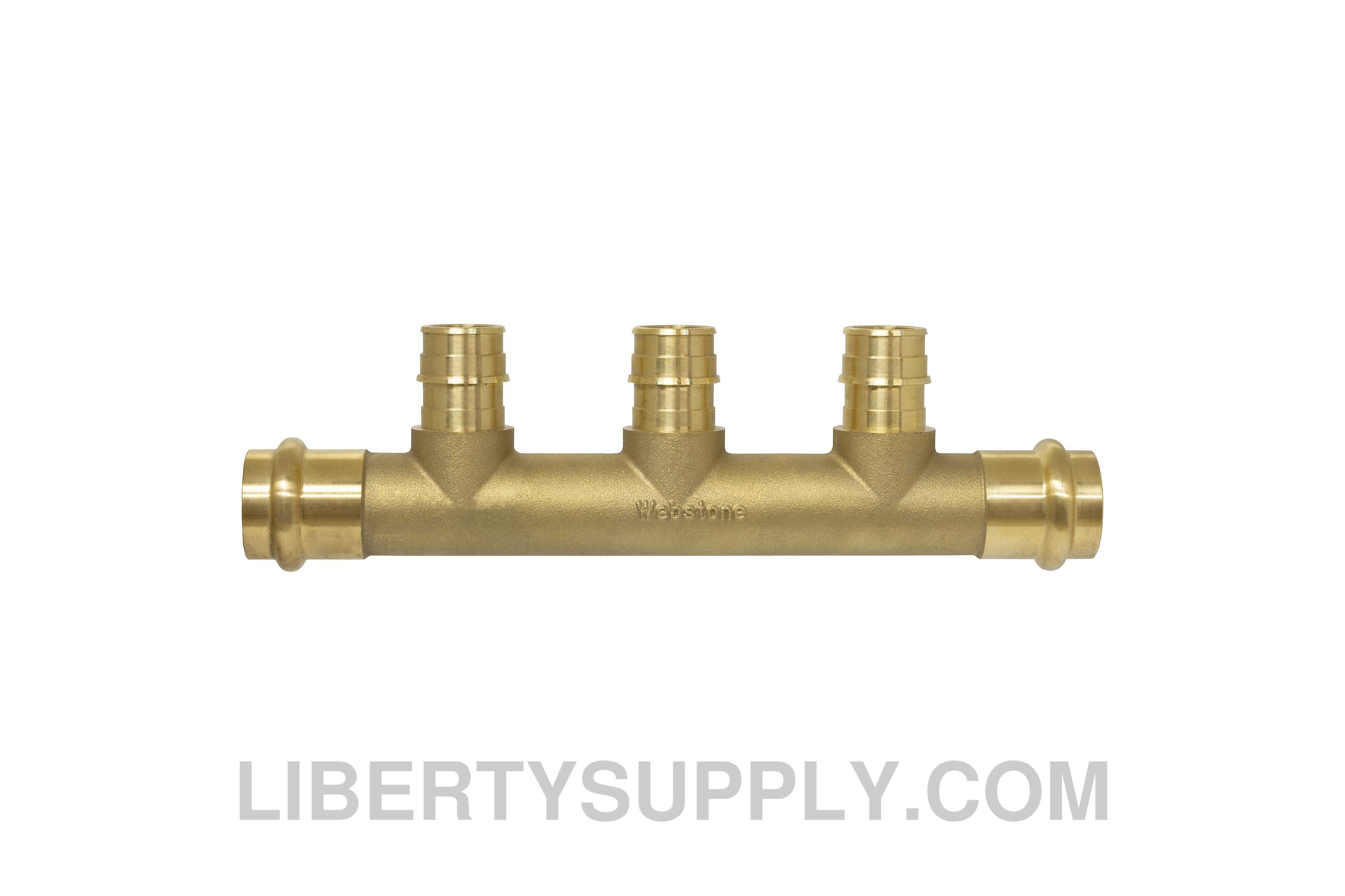 Webstone H-86X6 3/4" PEX Multi-Port Tee H-86363W