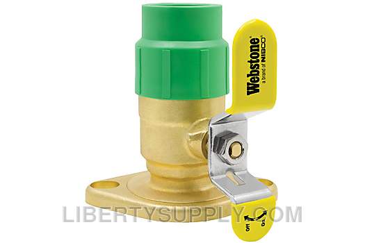 Webstone PPR-9140W 2" x 2" Female PP-R Metric Socket x Rotating Flange Aquatherm Isolator H-91407WHV