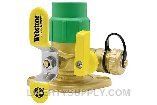 Webstone PPR-9141W 1-1/2" x 1-1/2" Female PP-R Metric Socket x Rotating Flange Aquatherm Isolator H-91416WHV