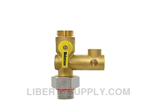 Webstone 3/4" x 1" Pro-Pal Dielectric Water Heater Supply Valve H-G1663W